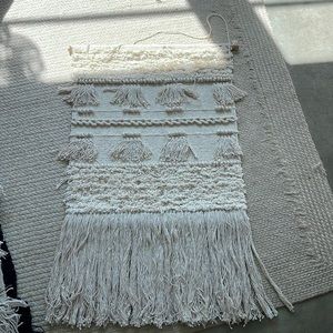 Cream Textured Wall Hanging Decor